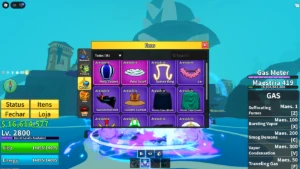Lv2800 + Godhuman + Gas + Cdk + Ttk + Skull Guitar + Foice S - Roblox