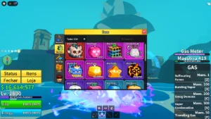 Lv2800 + Godhuman + Gas + Cdk + Ttk + Skull Guitar + Foice S - Roblox