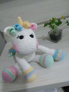 Unicórnio Flufly - Artesanato e Personalizados