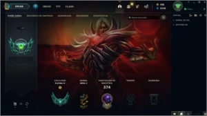 Conta Platina 4 (Platina 1 em 2021)/ 117 Campeões/ 77 Skins - League of Legends LOL