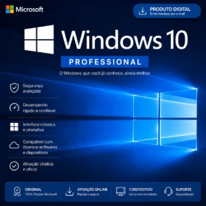 windows 10 Professional – Chave Original | Emissão de NF
