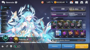 Conta Grand Chase Mobile 2,6KK PB - Outros