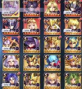 Conta Saint Seiya Awakening Servidor A6 Aries SSA