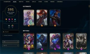 Conta Grão-Mestre - Para fazer de main - 400 skins - League of Legends LOL