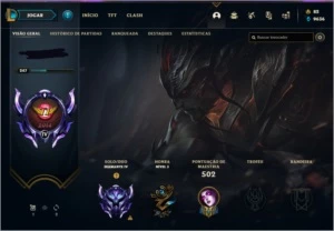 conta diamante 4 season 11 - League of Legends LOL