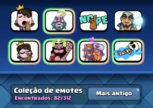 conta clash royale 14000 troféus, emote maior campeão 8 anos