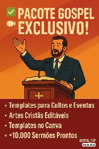 🏘️📖 Pacote Gospel Para Diversos Ministérios - Outros