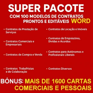 100 Modelos Contratos + 1.600 Cartas Comerciais E Pessoais - Outros
