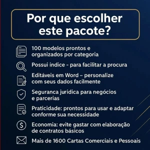 100 Modelos Contratos + 1.600 Cartas Comerciais E Pessoais - Outros