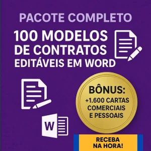 100 Modelos Contratos + 1.600 Cartas Comerciais E Pessoais - Outros
