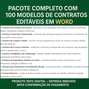 100 Modelos Contratos + 1.600 Cartas Comerciais E Pessoais - Outros