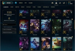 Conta prata 3 com 14 skins e 46 champs - League of Legends LOL