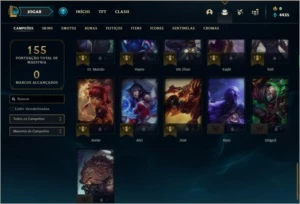 Conta prata 3 com 14 skins e 46 champs - League of Legends LOL