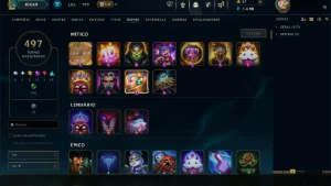 Conta lol N.1339 Todos os Campeoes e 1 Milhao e 400 Mil EA - League of Legends