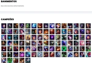 Conta Prata 3 com 62 Skins e 95 Champs - League of Legends LOL