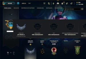 Unranked com TODOS os champs e 197 Skins ( MAIN SUP ) - League of Legends LOL