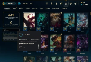 Unranked com TODOS os champs e 197 Skins ( MAIN SUP ) - League of Legends LOL