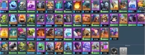 Clash Royale - Arena 10 (3.500) com 158k ouro e 2.3k gemas