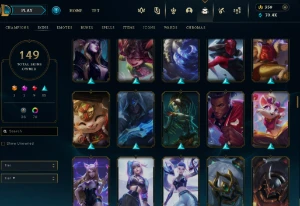 Conta Lol  full acesso  359 Rp - 149 Skins - Lv 403 - League of Legends