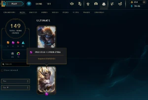 Conta Lol  full acesso  359 Rp - 149 Skins - Lv 403 - League of Legends