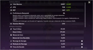 Zhongli c1, Diluc, Jean, Keqing, Harpa, Oração, Qiqi - Genshin Impact