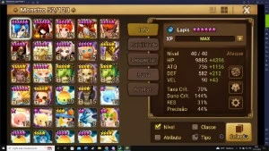 Conta Summoners War lv 33 com 6 nat 5