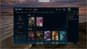Conta de League Of Legends Ouro V e Prata 4 Solo/Duo LOL