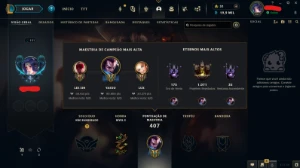 Conta League of Legends 151 Skins Full Acesso Unranked LOL