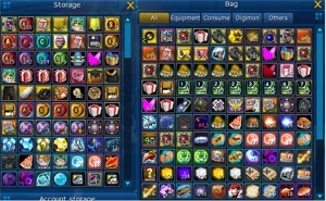 Conta mid game NADMO AOX 75/75 megidra X all maps abertos - Digimon Masters Online