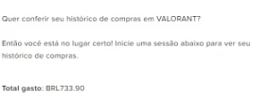 Conta valorant