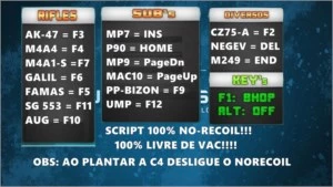 Script macro recoil para CSGO :) 100% Seguro!!! - Counter Strike