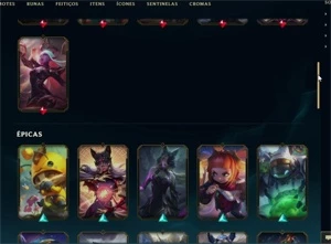 Conta League of legends com várias skins LOL