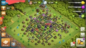 Clash of Clans CV 9 quase Full, muito barato