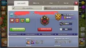 Clash of Clans CV 9 quase Full, muito barato