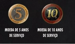 Conta Steam Com Medalha 10 + 5 Anos De Serviço CSGO/CS2 - Counter Strike
