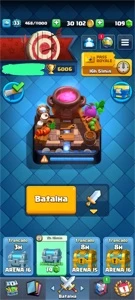 CLASH ROYALE /6000 TROFÉUS BARATO (3 PASSES) TEM CAMPEÃO/