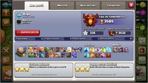 Vendo CV 11 - Rei 21 Rainha 25 Grande Guardião 10 - Clash of Clans