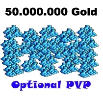 50.000.000 Gold  - Tibia  - Optional PvP