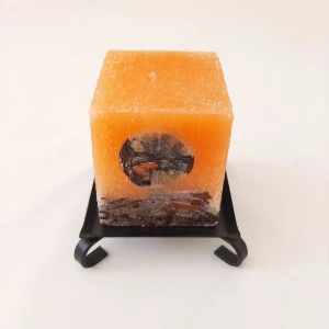 Castiçal Vela de Canela - Artesanato e Personalizados