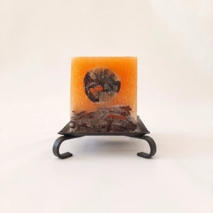 Castiçal Vela de Canela - Artesanato e Personalizados