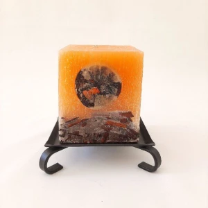 Castiçal Vela de Canela - Artesanato e Personalizados