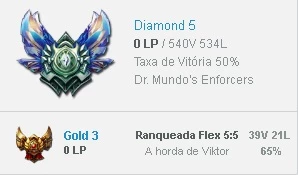 Conta Diamante | 91 Campeões | 53 Skins - League of Legends LOL