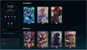 Conta Diamante 4 com skins venda rapida - League of Legends LOL