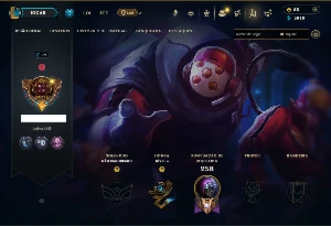 Unranked com 80 Champs e 28 Skins ( JG / ADC / SUP )