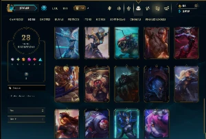 Unranked com 80 Champs e 28 Skins ( JG / ADC / SUP ) - League of Legends LOL