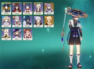 CONTA GENSHIN ANDARILHO(SCARAMOUCHE) + KEKQING AR 23 - Genshin Impact