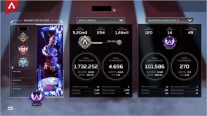 CONTA MESTRE COM HERANÇA DA LIFELINE PC APEX LEGENDS