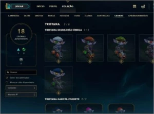 Conta League Of Legends Platina 3 275 skins LOL