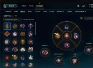 Conta League Of Legends Platina 3 275 skins LOL