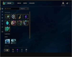 Conta League Of Legends Platina 3 275 skins LOL